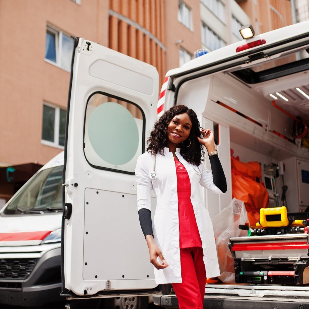African female doctor